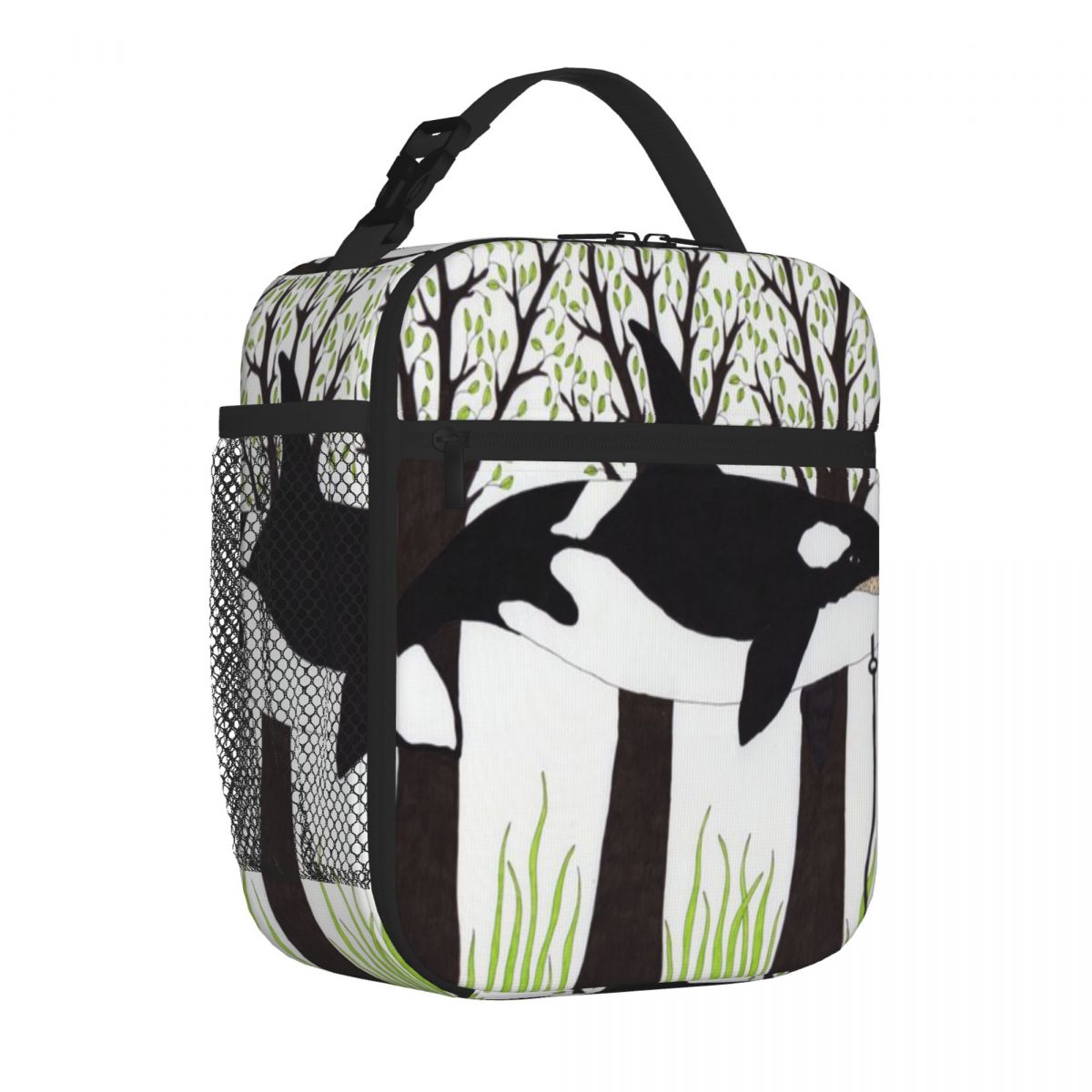 Food Storage Drawing - Bestseller-Isoliertasche mit Orca-Pinguin-Zeichnung, minimalistisch, schick, isolierte
