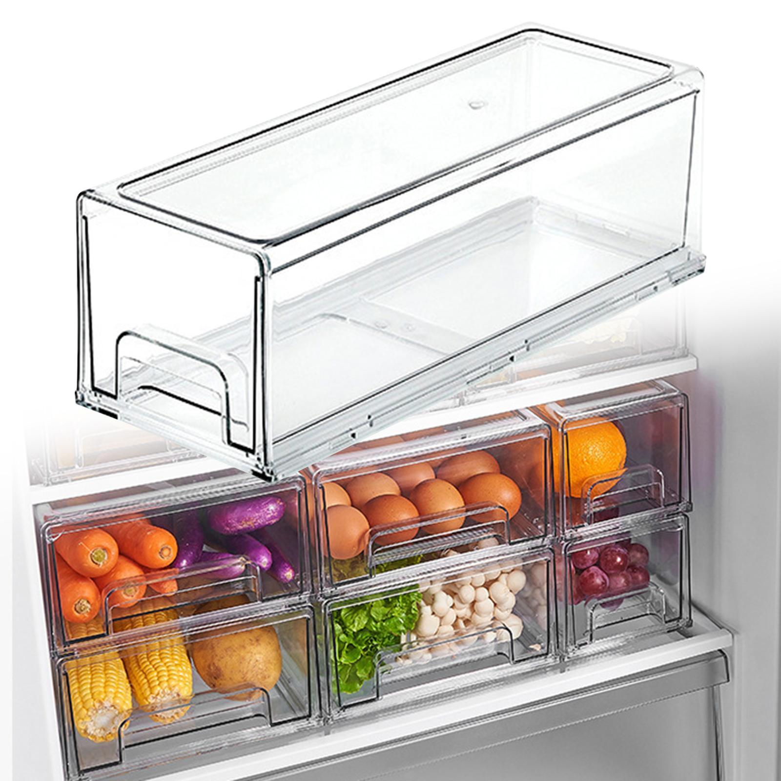 Food Storage Without Pantry - Kühlschrank-Organizer-Box, Vorratsbehälter für die Küche, Ausziehbare