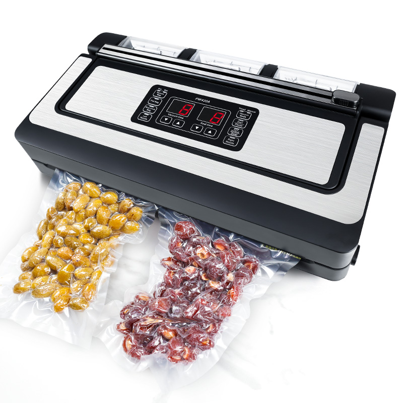 Food Storage Vacuum Sealer Machine - Küchen-Vakuum-Lebensmittelkonservierungsgerät mit LCD-Anzeige, Automatische Versiegelungsmaschine für