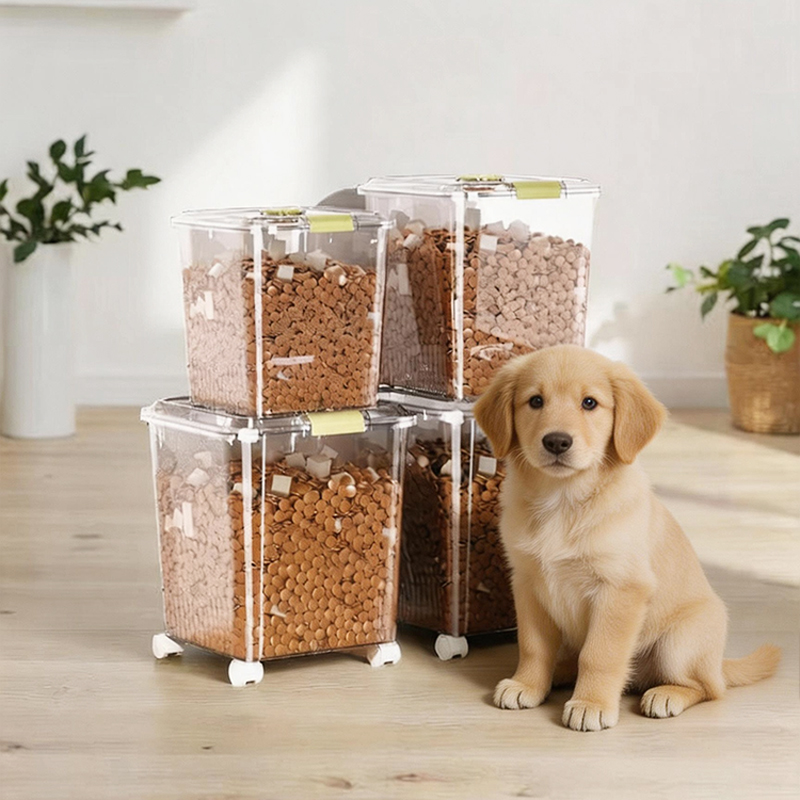 Food Storage Freeze Dried - Tierfutter-Aufbewahrungseimer Versiegelter Trockenfutter-Behälter Feuchtigkeitsbeständige Snackbox Gefriergetrocknete