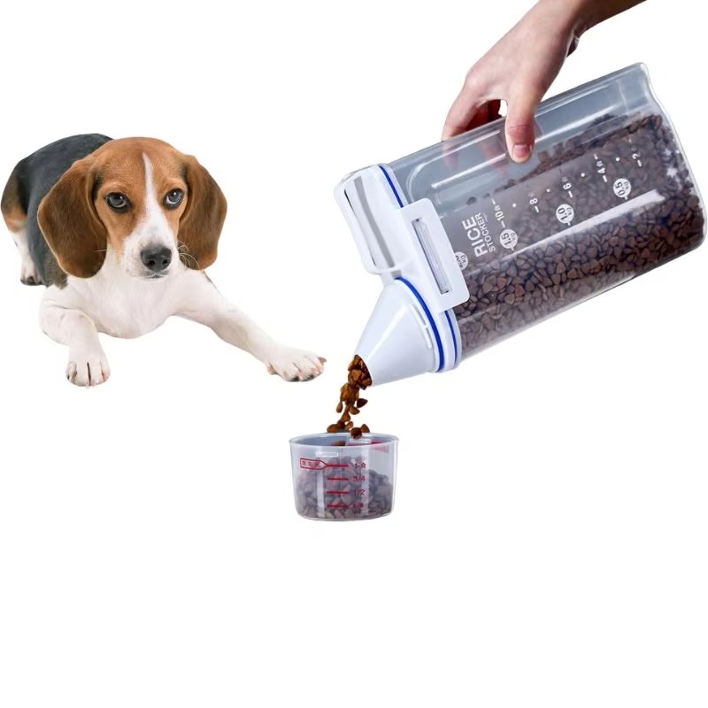 Food Storage Hot - Bestseller Umweltfreundliche Kunststoff-Tierfutter-Aufbewahrungsboxen Unverzichtbarer Behälter für