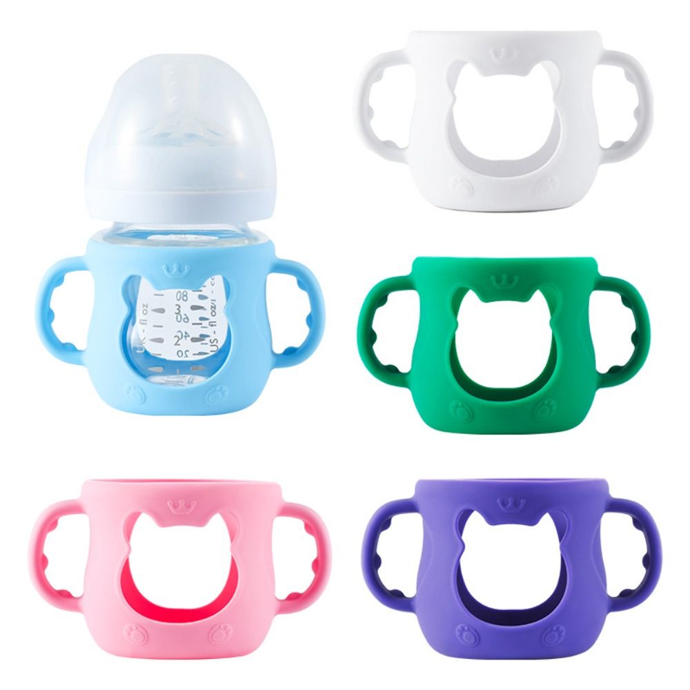 Food Storage For Baby - Universelle Babyflaschenhülle, bruchsicher, mit Griffen, Babyflaschenhalter,