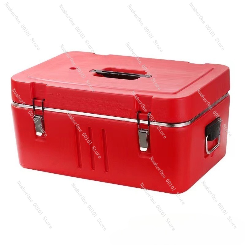 Food Storage Box Stainless Steel - 60L Edelstahl Isolierte Lebensmitteltransportbox Kommerzieller Kühler-Wärmer-Behälter