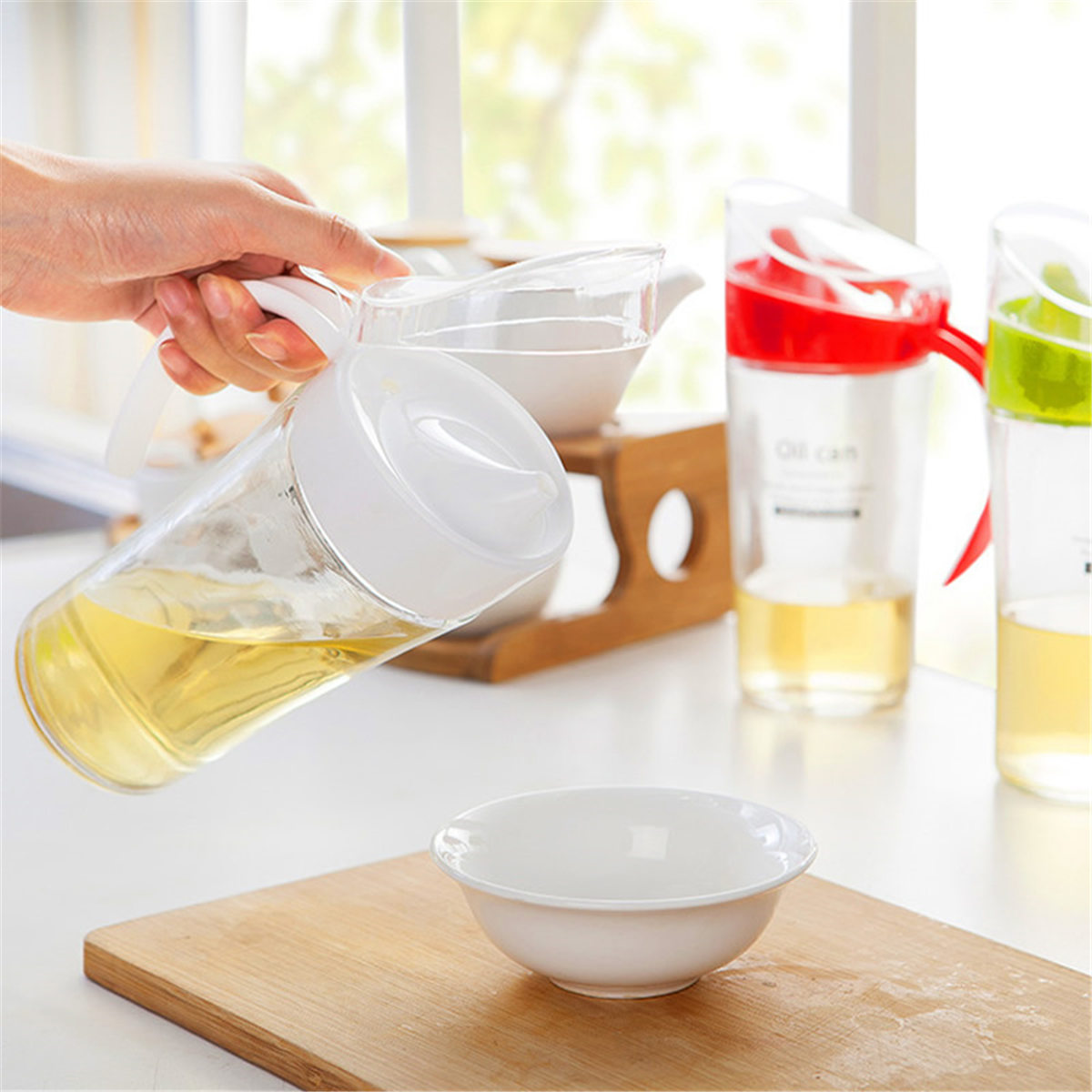 Herb Keeper Container - 20oz Ölflasche, auslaufsicher, Öldosierer mit Klappverschluss,