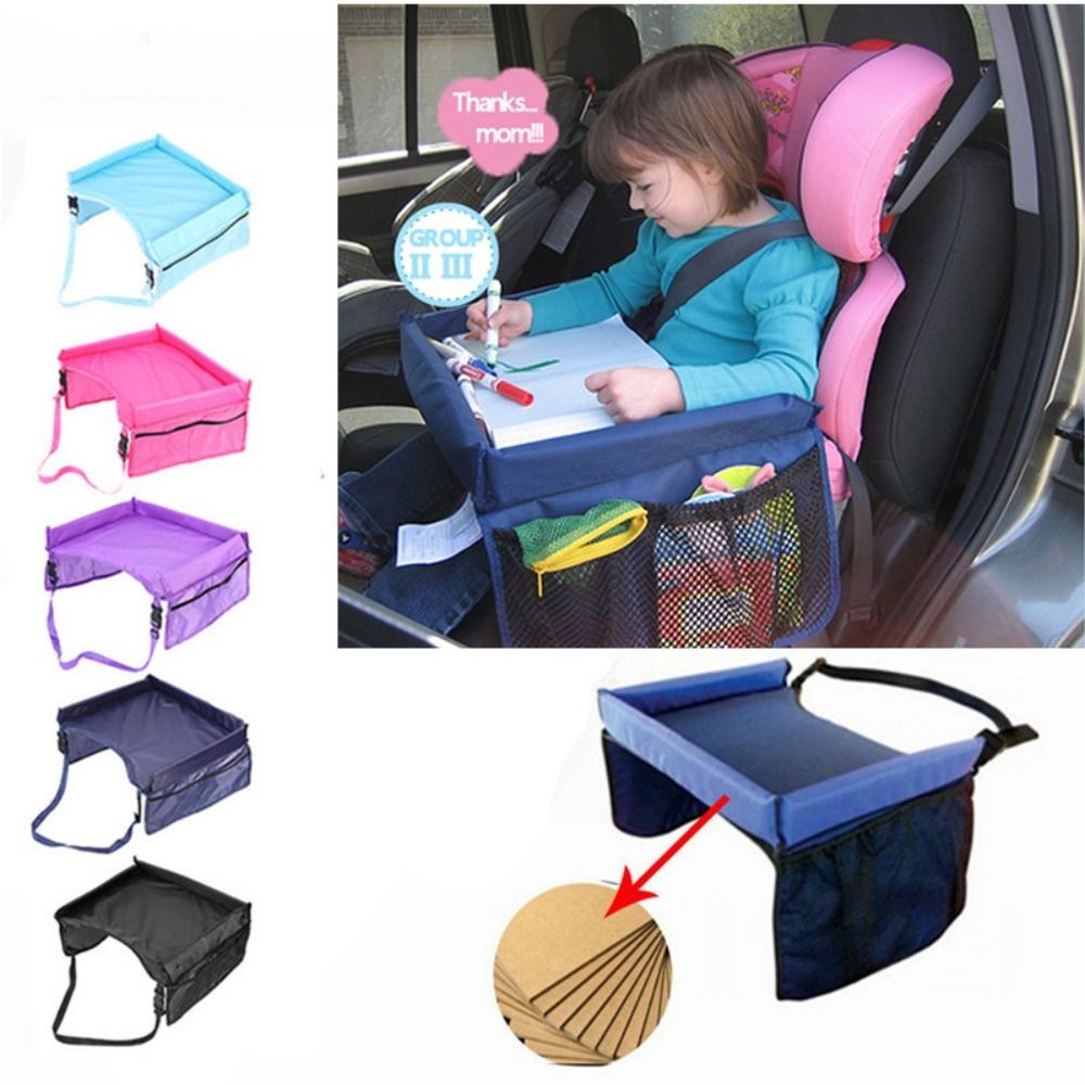 Food Storage Drawing - Kinder-Tisch für Autositze und Kinderwagen, Essenshalter,