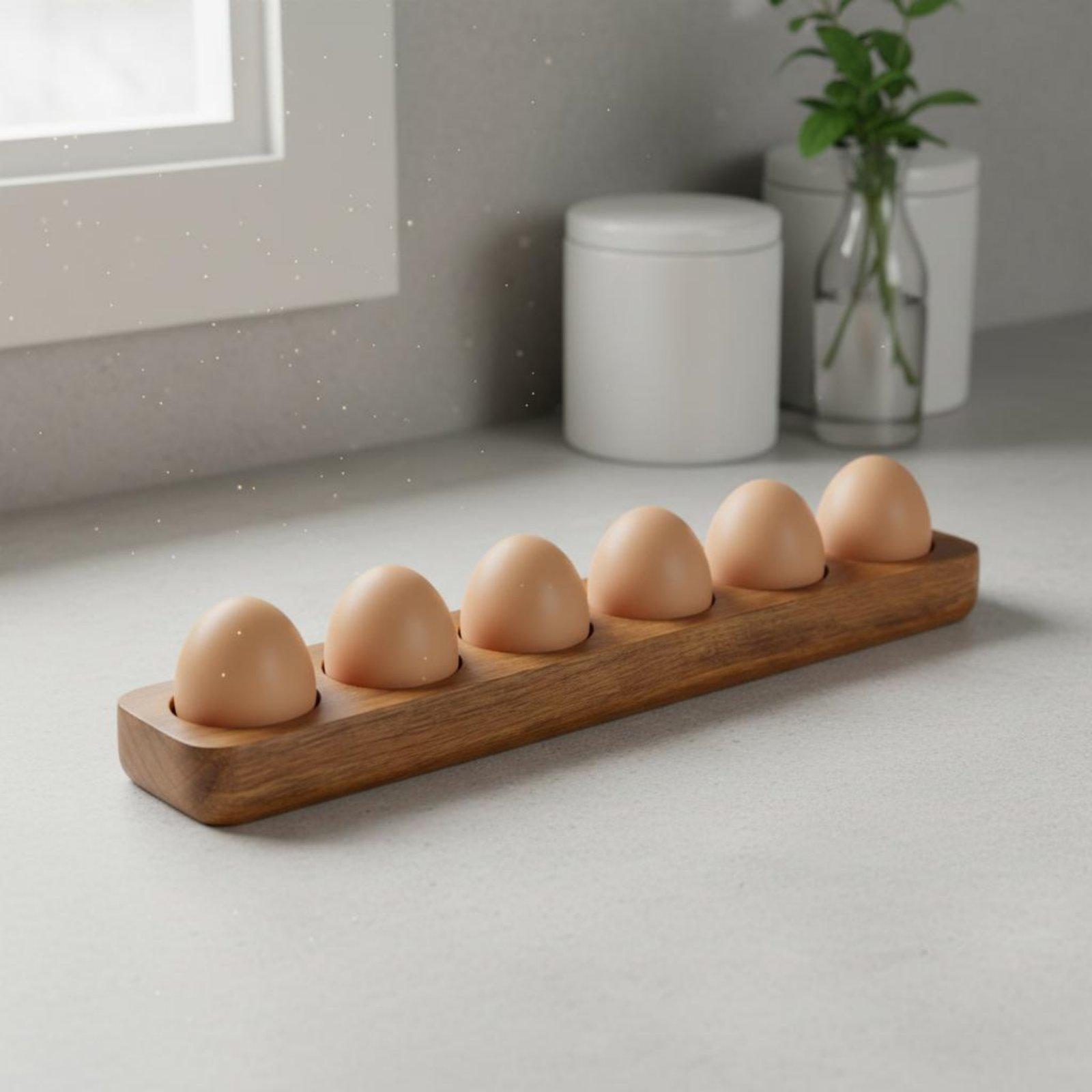 Food Storage Building - Holz-Eierhalter mit Robuster, Verdickter Konstruktion für