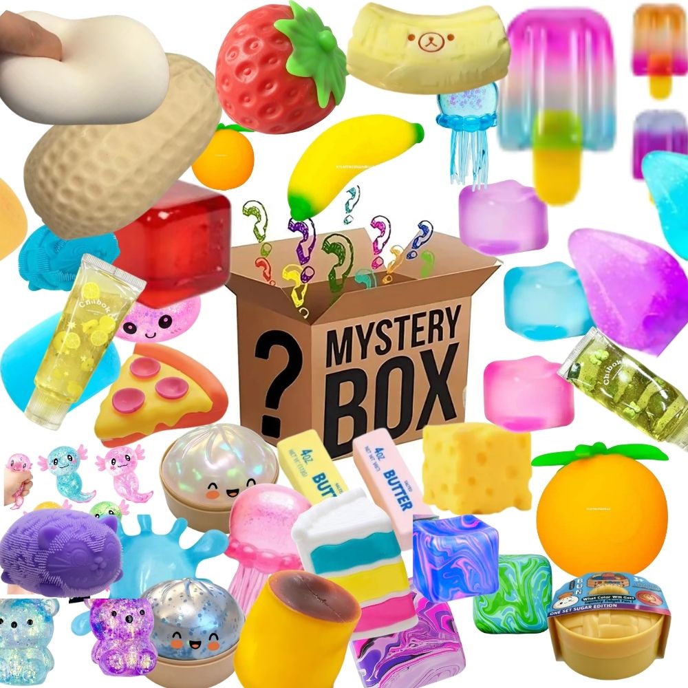 Food Storage Hot - Heißer Blind Box Überraschungs-Kawaii Katzenpfoten-Mochi-Squishy, simuliertes