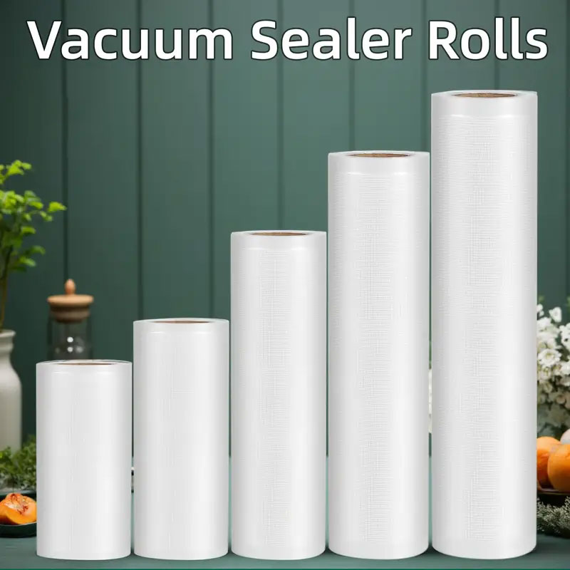 Food Storage Vacuum Sealer Machine - 500CM Vakuumierbeutel-Rolle Rutschfestes Netzdesign Lebensmittel-Aufbewahrung Dickwandiger