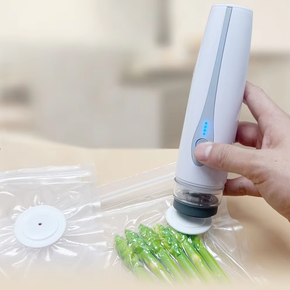 Food Storage Vacuum Sealer Machine - Automatische Mini-Vakuumiermaschine Haushalts-Kunststoff-Lebensmittel-Snack-Aufbewahrung Elektrisches Haushaltsgerät