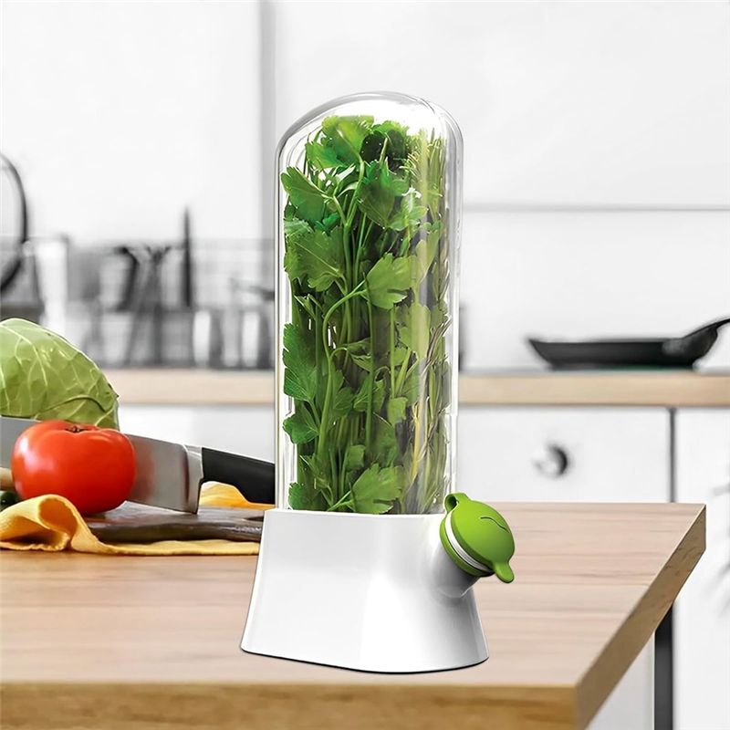 A23E-Frischer Kräuterbehälter  – Herb Keeper Container Bewertung und Preis