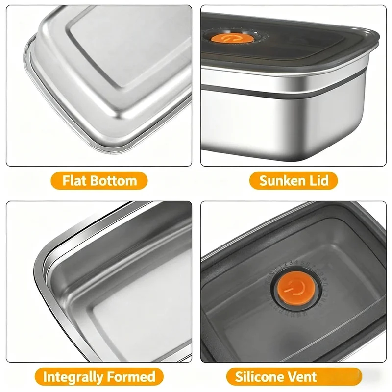 Großvolumige Edelstahl-Bento-B – Food Storage System Bewertung und Preis
