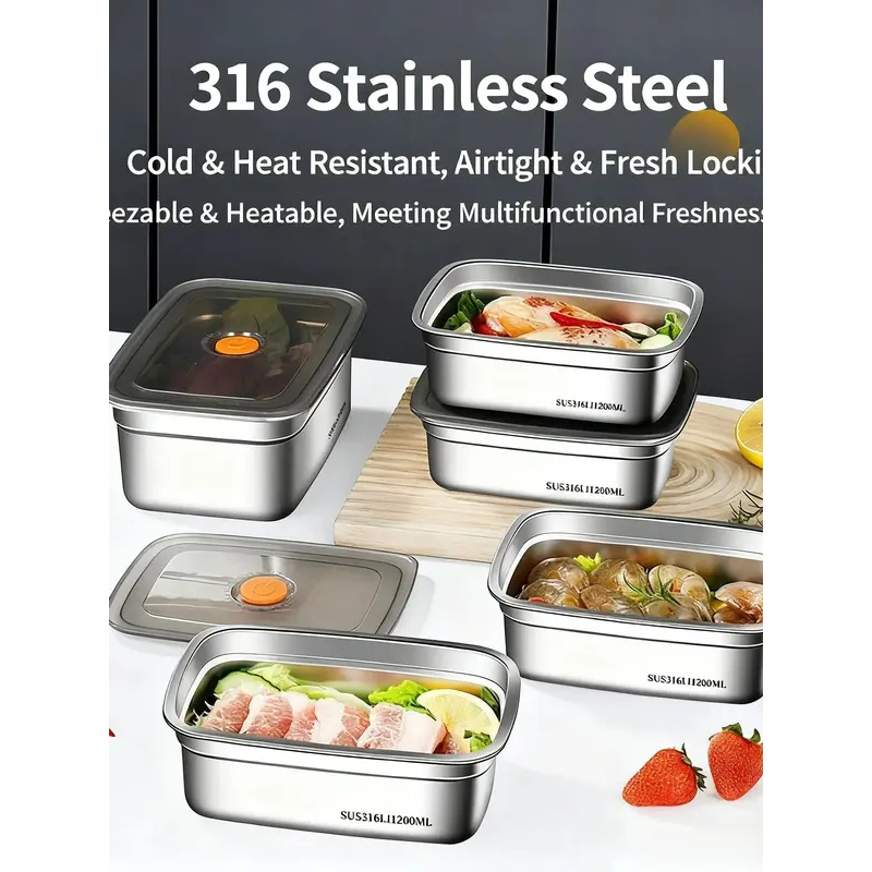Großvolumige Edelstahl-Bento-B – Food Storage System Bewertung und Preis