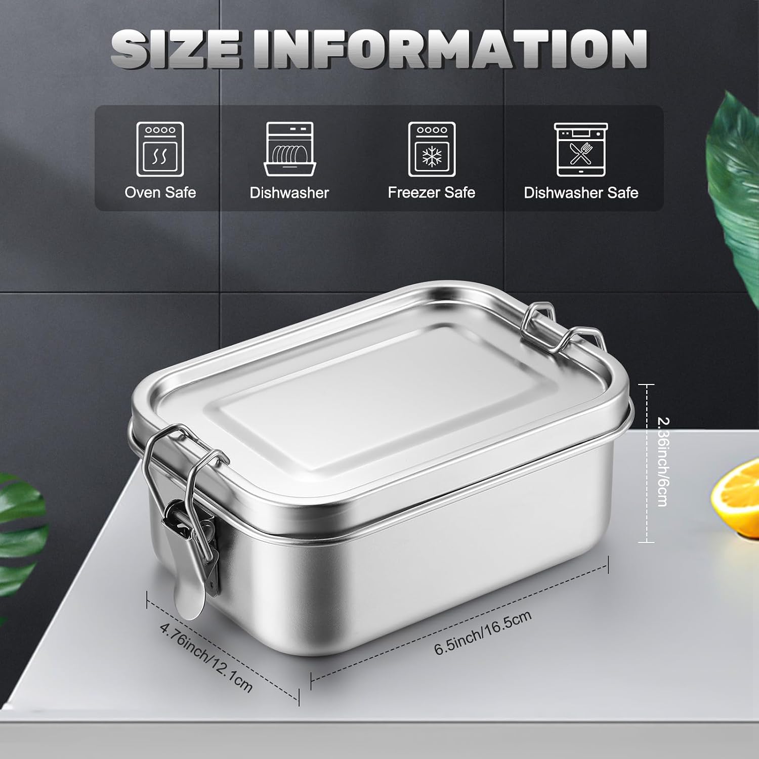 Edelstahl-Lebensmittelbehälter – Food Storage Hot Bewertung und Preis