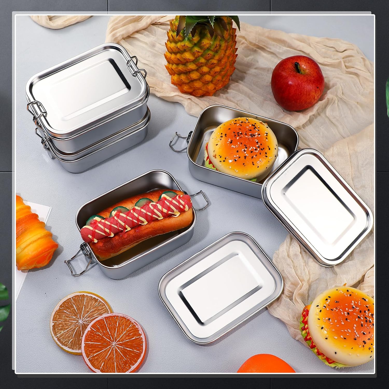 Edelstahl-Lebensmittelbehälter – Food Storage Hot Bewertung und Preis