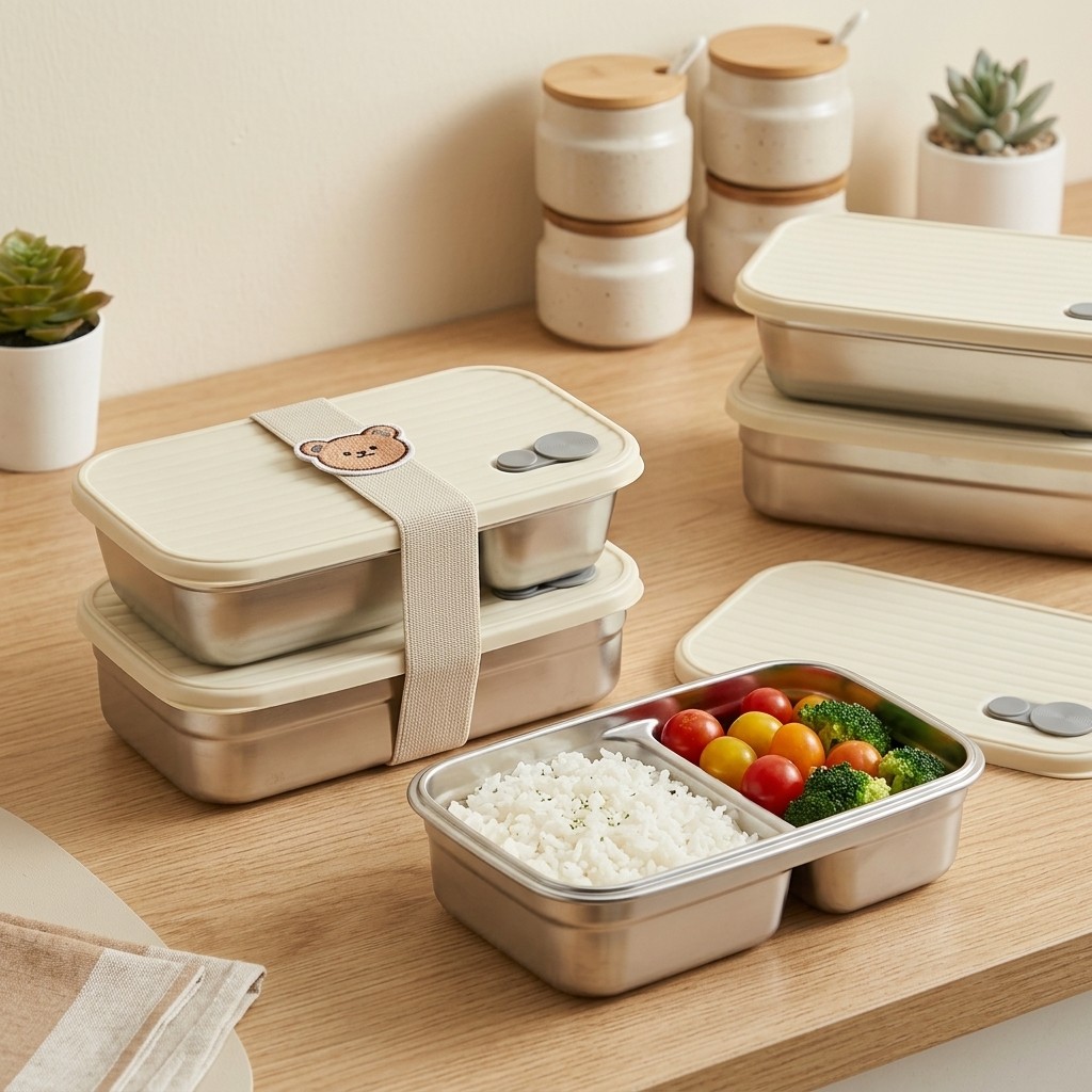 Edelstahl Bento-Box Metall-Lun – Food Storage System Bewertung und Preis
