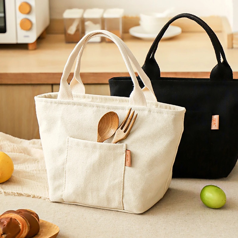 Schwarz-Weiße Canvas-Lebensmit – Food Storage Keep Warm Bewertung und Preis