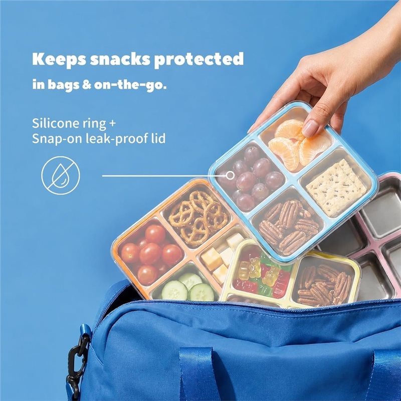 GIGI 4er-Pack Edelstahl-Snackb – Food Storage Box Stainless Steel Bewertung und Preis