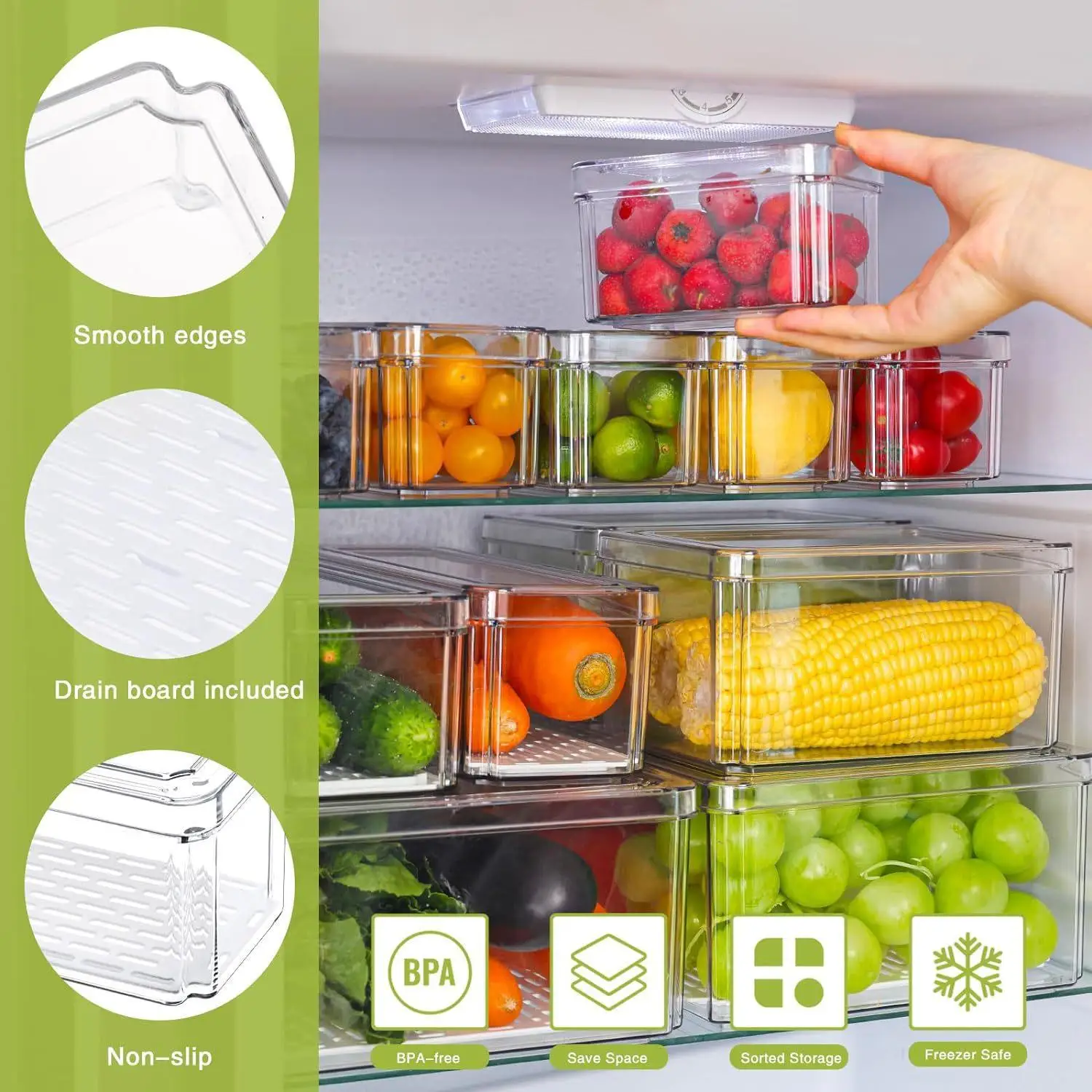 10/14-teiliges Set Transparent – Food Storage Without Pantry Bewertung und Preis