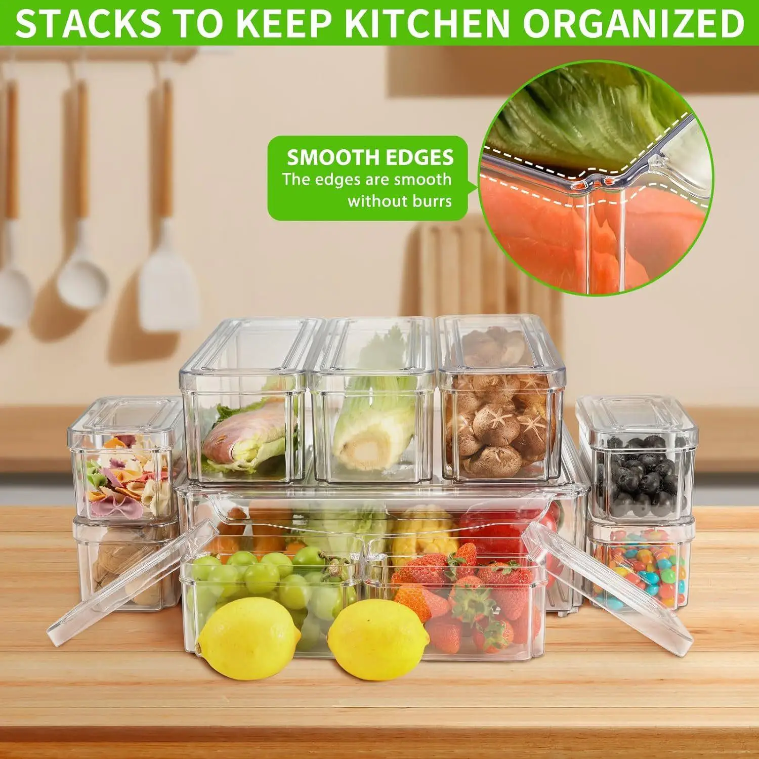 10/14-teiliges Set Transparent – Food Storage Without Pantry Bewertung und Preis