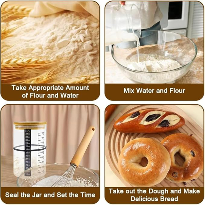 Sauerteig Starter Jar Kit Saue – Food Storage Containers Glass Bewertung und Preis