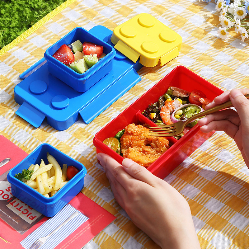 Kreative, lustige Baustein-Spl – Food Storage Building Bewertung und Preis
