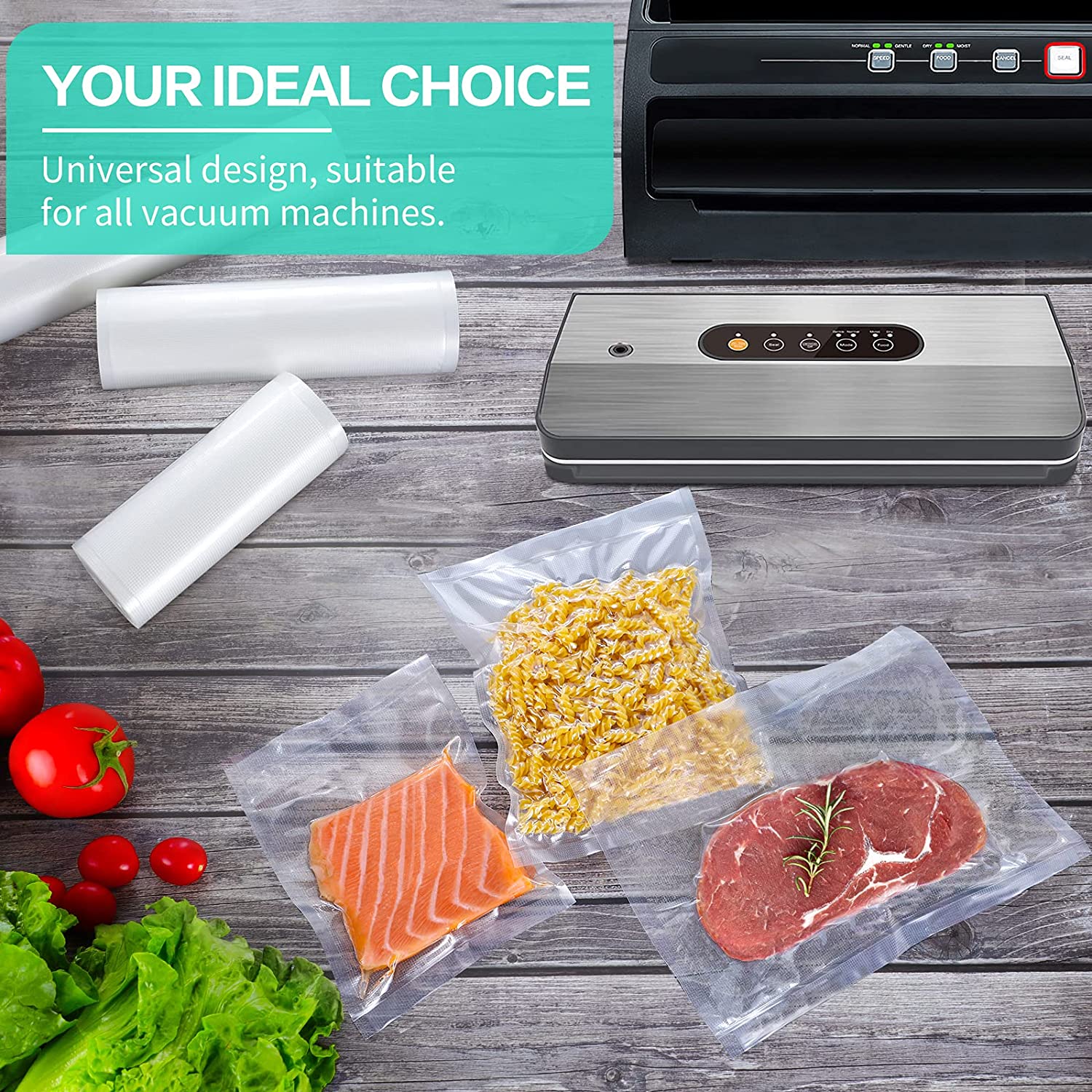 Küchenbeutel für Vakuumiergerä – Food Storage Vacuum Sealer Machine Bewertung und Preis