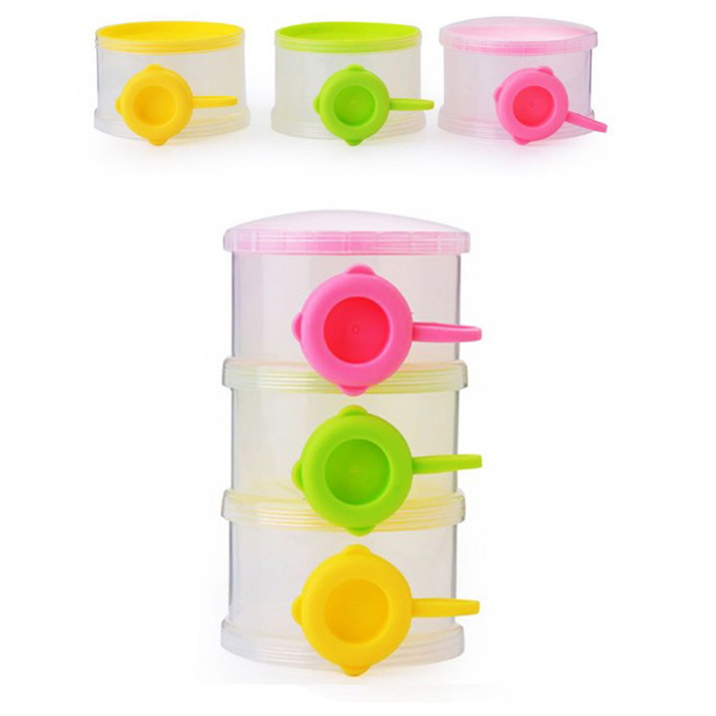 3-lagiger tragbarer Milchpulve – Food Storage For Baby Bewertung und Preis