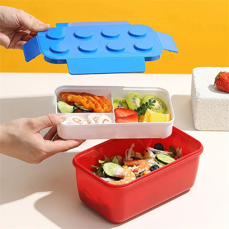 Lunch Box DIY Baustein Tragbar – Food Storage Building Bewertung und Preis