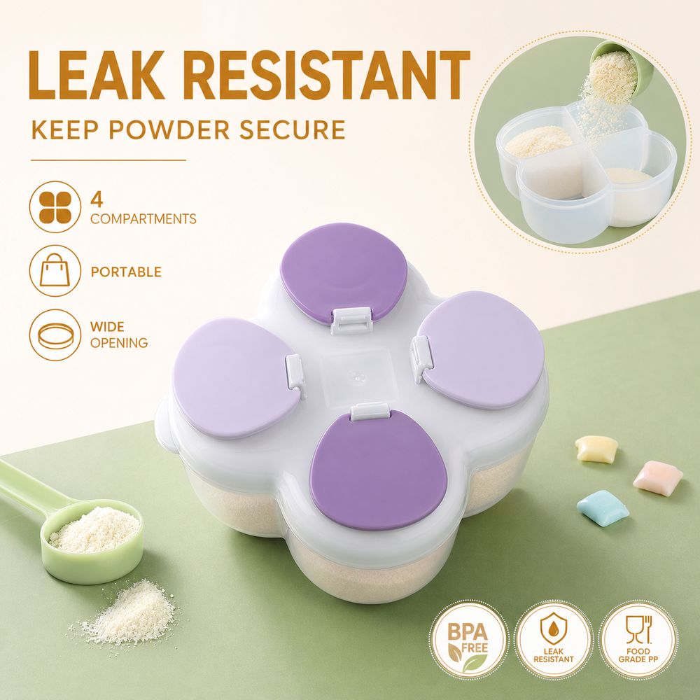 Unterteilter Formel-Dispenser  – Food Storage For Baby Bewertung und Preis