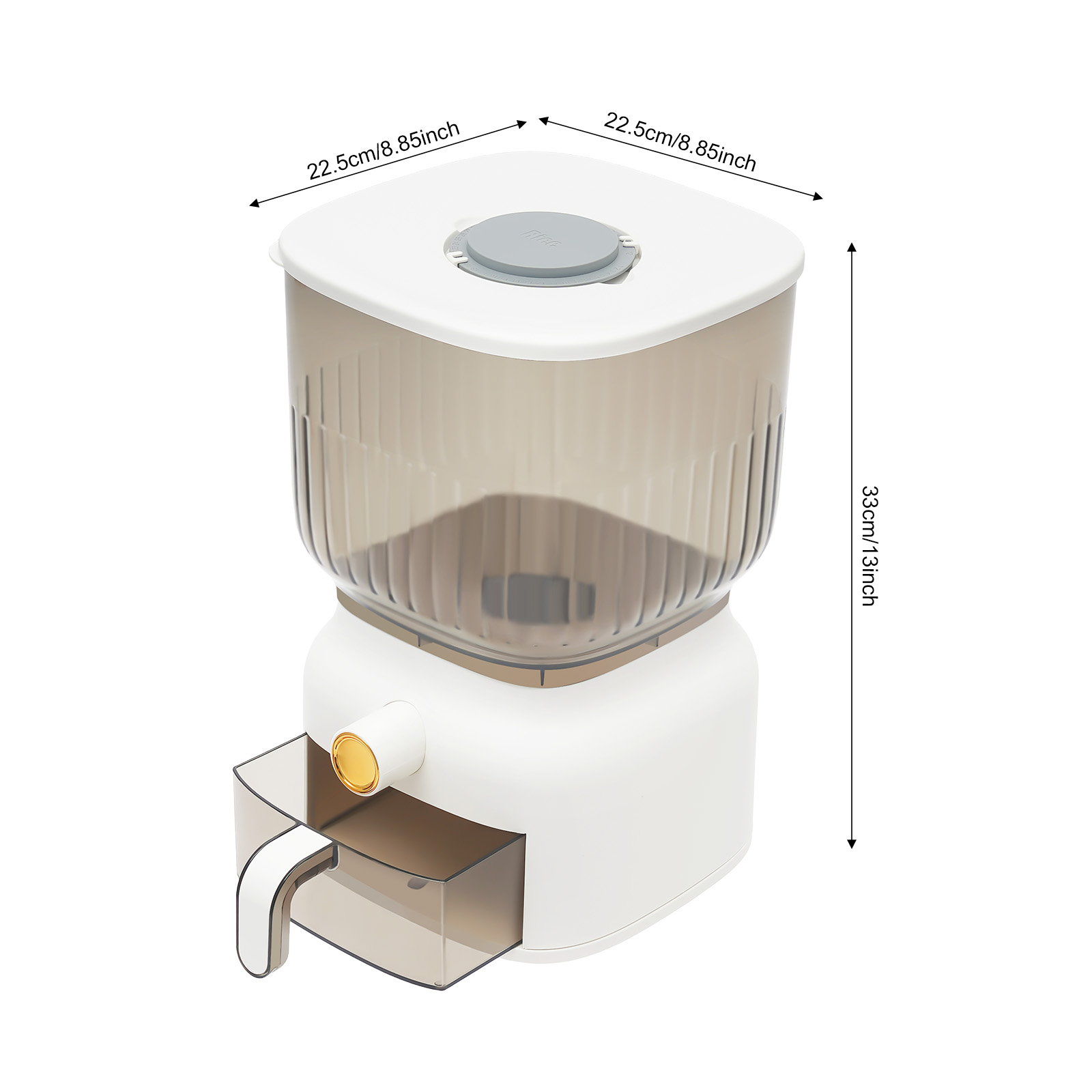 Quadratischer Getreidespeicher – Food Storage Without Pantry Bewertung und Preis