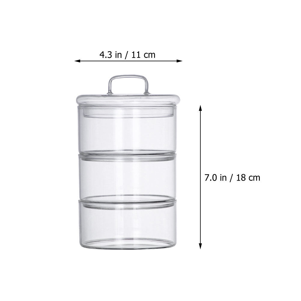 1 Set Transparente Glas-Aufbew – Food Storage Containers Glass Bewertung und Preis