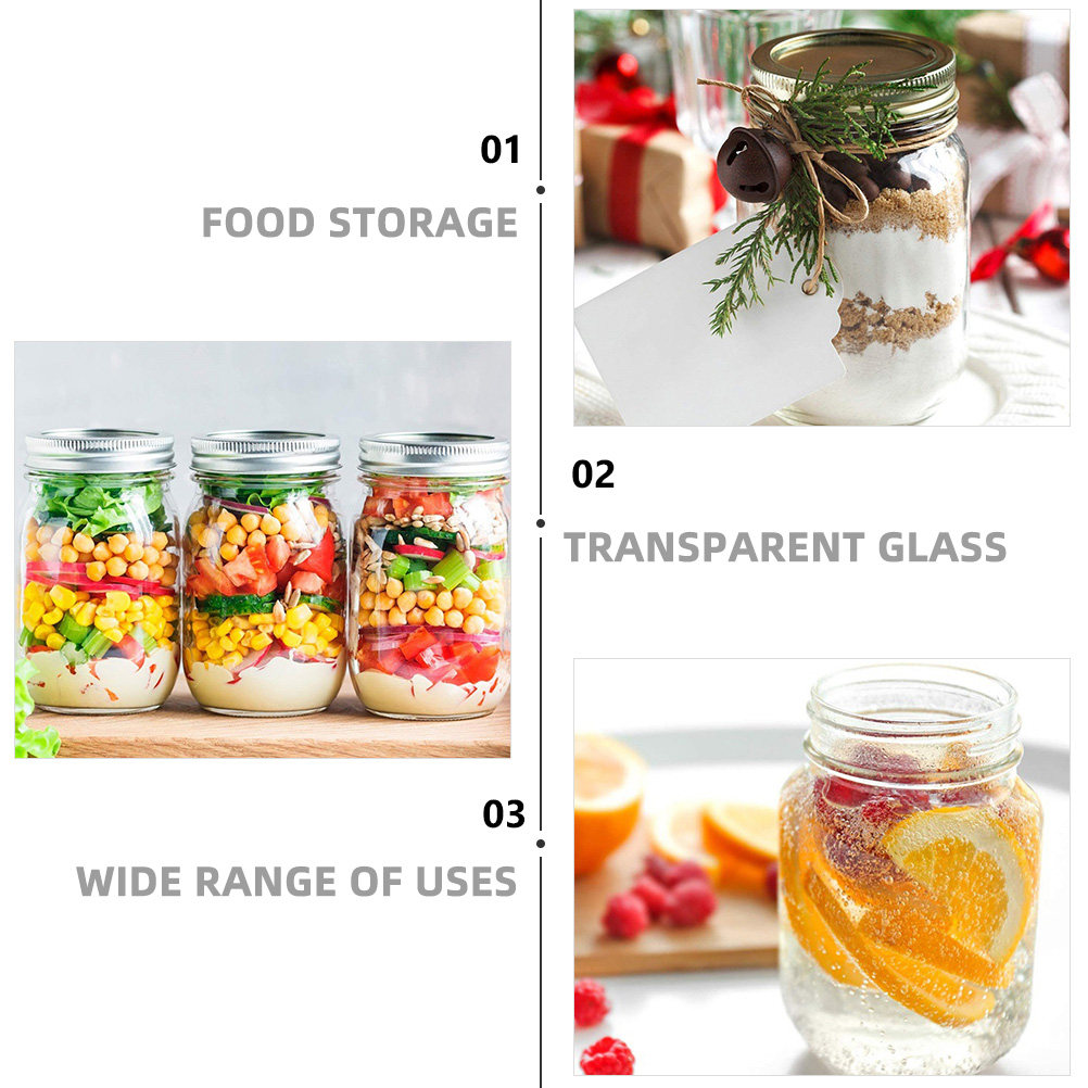 6 Stück Transparente Runde Gla – Food Storage Glass Bewertung und Preis