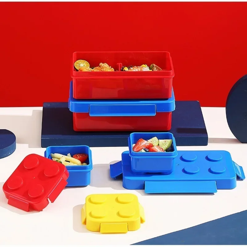 Bausteine Lunchbox DIY Kinder  – Food Storage Building Bewertung und Preis