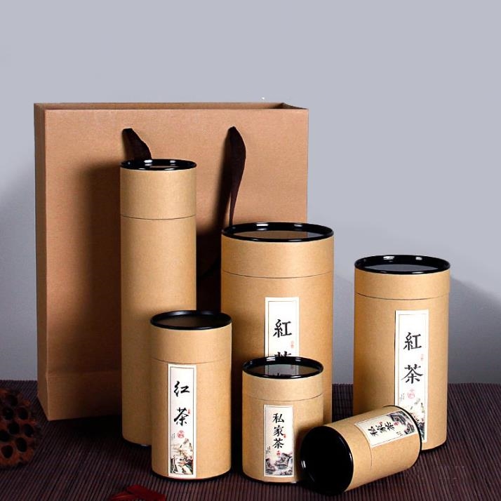 Tea Packaging Tube Box Drawing – Food Storage Drawing Bewertung und Preis