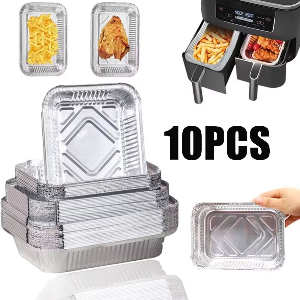 10PCS Einweg Aluminium Folie L – Food Storage Aluminum Bewertung und Preis