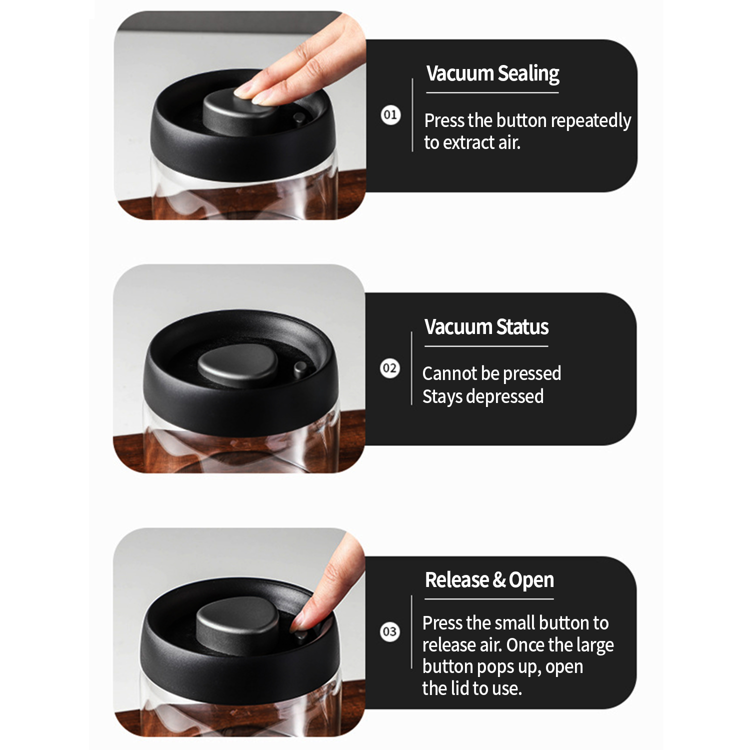 OANKR Vakuum-Kaffeebehälter 50 – Food Storage Containers Glass Bewertung und Preis
