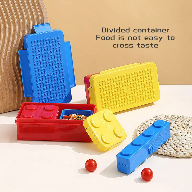 Gebäude Block Lunch Box Farbe  – Food Storage Building Bewertung und Preis