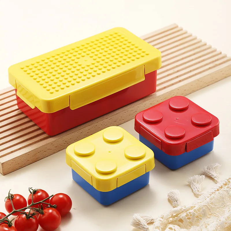 Gebäude Block Lunch Box Farbe  – Food Storage Building Bewertung und Preis