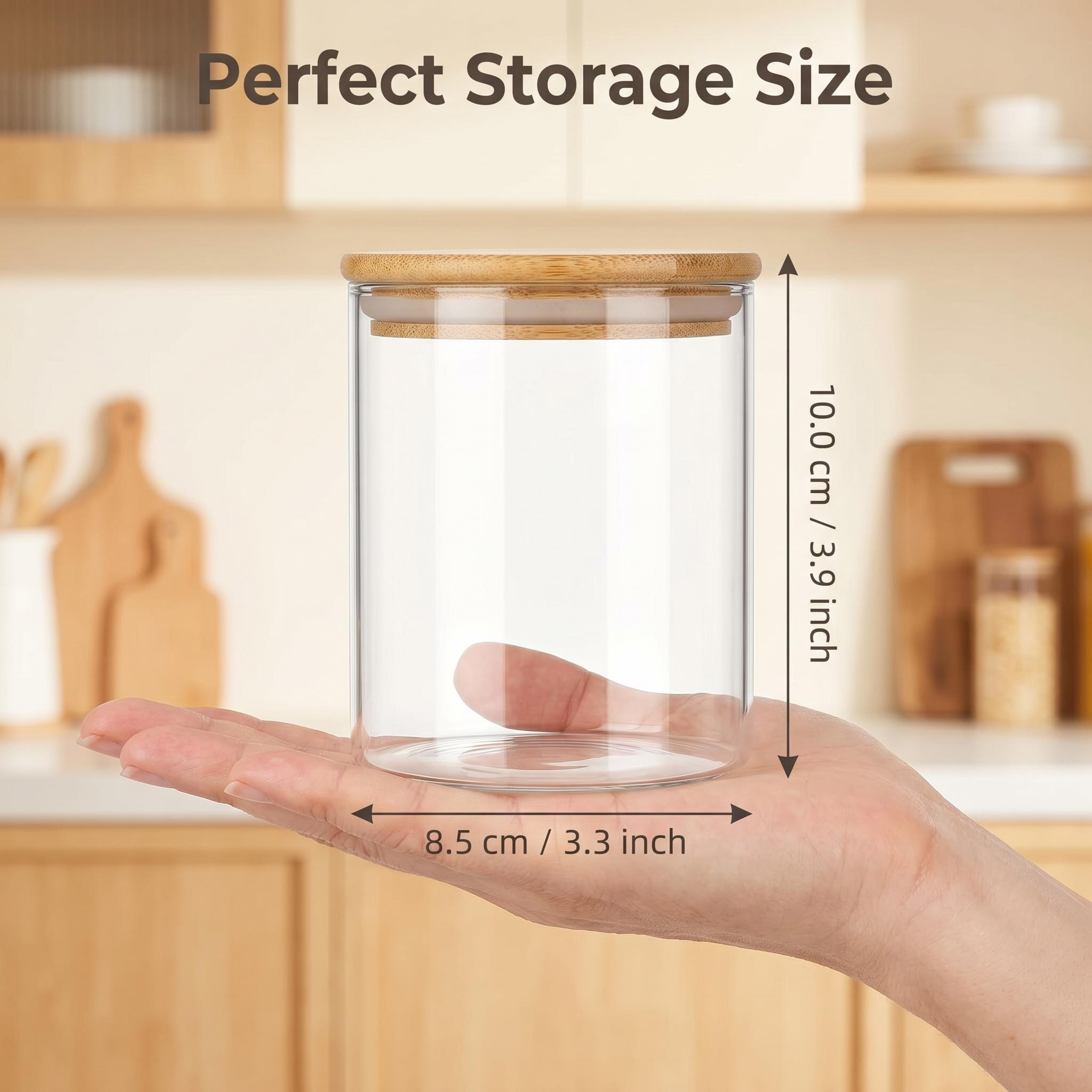 9-teiliges Set Klare Glas-Aufb – Food Storage Containers Glass Bewertung und Preis