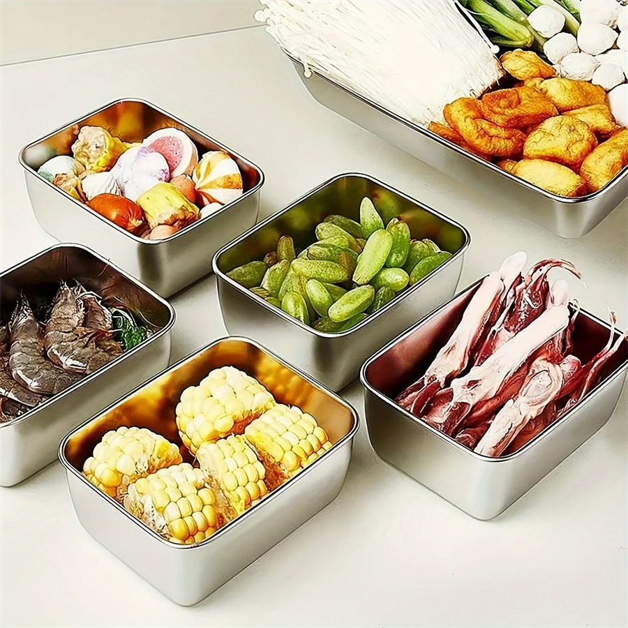 1/3/5 Stück Edelstahl-Aufbewah – Food Storage Equipment Bewertung und Preis