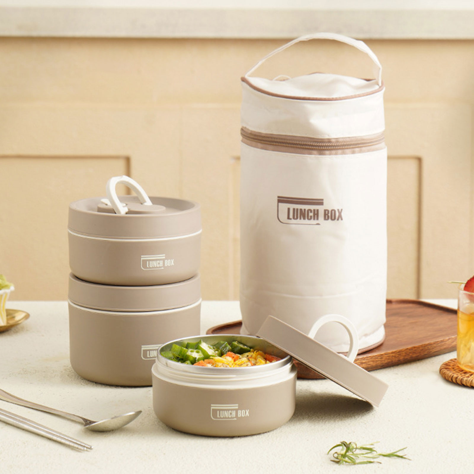 Thermische Lunchbox Edelstahl  – Food Storage Box Stainless Steel Bewertung und Preis
