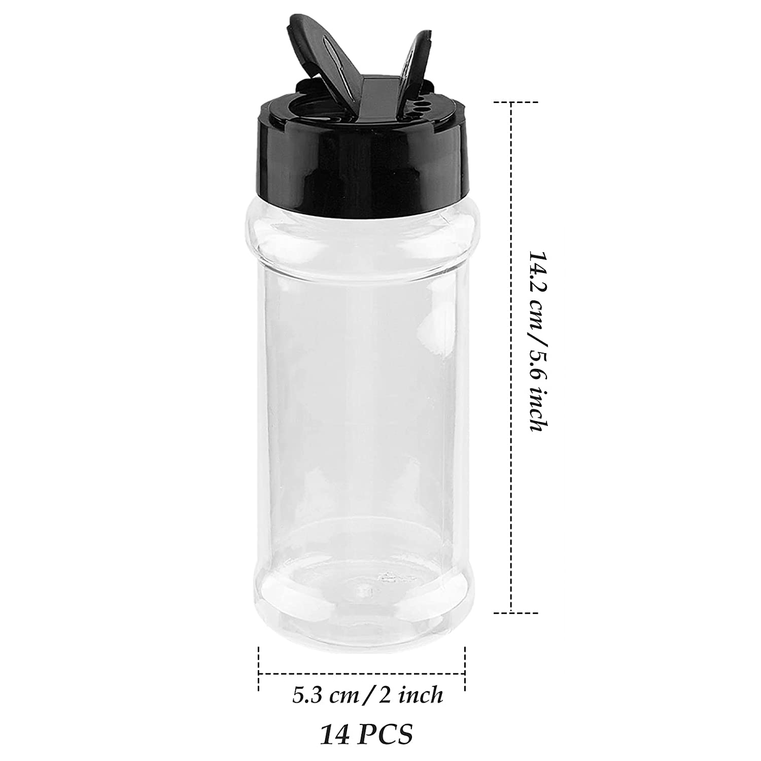 8-Unzen-Gewürzgläser mit Streu – Herb Keeper Container Bewertung und Preis